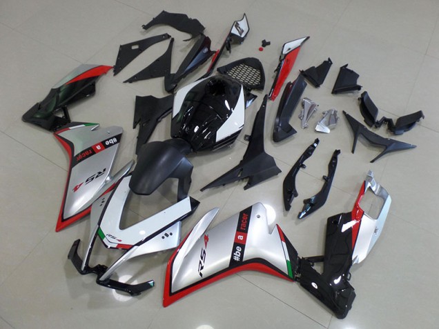 Nero Argento Rosso Carena Aprilia RS4 50 125 2011-2018 Nero Argento Rosso Carena Aprilia RS4 50 125 2011-2018