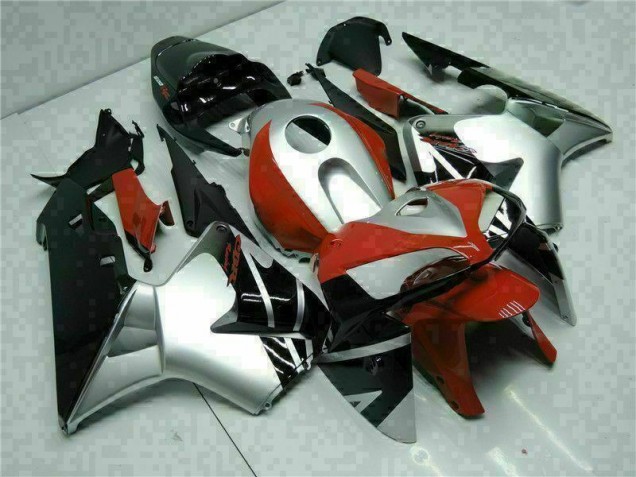 Nero Argento Rosso Carene Honda CBR 600 RR 2005-2006 Nero Argento Rosso Carene Honda CBR 600 RR 2005-2006