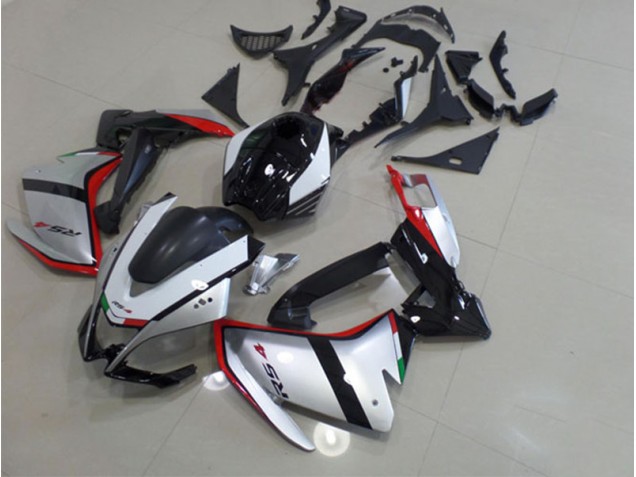Nero Argento Rosso Kits Carenatura Completa Aprilia RS4 50 125 2011-2018 Nero Argento Rosso Kits Carenatura Completa Aprilia RS4 50 125 2011-2018