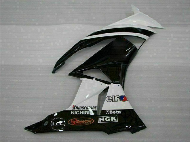 Nero Bianco 3M Touch4 Kits Carenatura Iniezione Kawasaki ZX6R 2009-2012 Nero Bianco 3M Touch4 Kits Carenatura Iniezione Kawasaki ZX6R 2009-2012