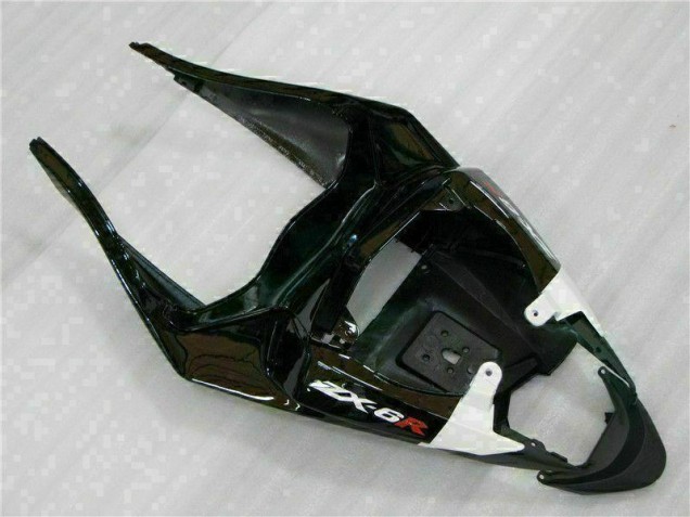 Nero Bianco 3M Touch4 Kits Carenatura Iniezione Kawasaki ZX6R 2009-2012 Nero Bianco 3M Touch4 Kits Carenatura Iniezione Kawasaki ZX6R 2009-2012