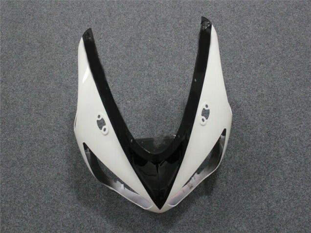 Nero Bianco ABS Plastica Kawasaki ZX6R 2005-2006 Nero Bianco ABS Plastica Kawasaki ZX6R 2005-2006