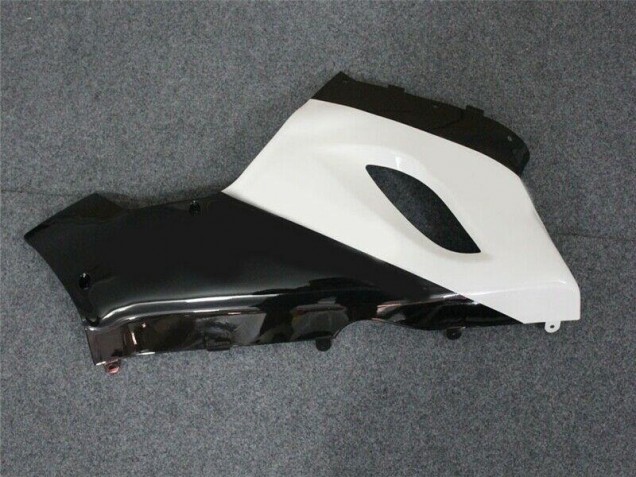 Nero Bianco ABS Plastica Kawasaki ZX6R 2005-2006 Nero Bianco ABS Plastica Kawasaki ZX6R 2005-2006