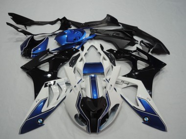 Nero Bianco Blu Carene BMW S1000RR 2009-2014