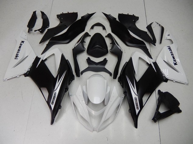 Nero Bianco Carena Kawasaki ZX6R 2013-2018 Nero Bianco Carena Kawasaki ZX6R 2013-2018