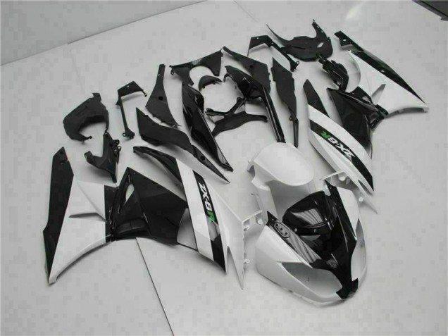 Nero Bianco Carene Kawasaki ZX6R 2009-2012 Nero Bianco Carene Kawasaki ZX6R 2009-2012