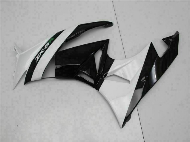 Nero Bianco Carene Kawasaki ZX6R 2009-2012 Nero Bianco Carene Kawasaki ZX6R 2009-2012