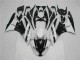 Nero Bianco Carene Kawasaki ZX6R 2009-2012 Nero Bianco Carene Kawasaki ZX6R 2009-2012