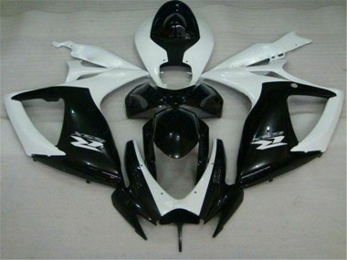 Nero Bianco Carene Suzuki GSXR 600 / 750 K6 2006-2007
