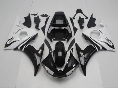 Nero & Bianco Carene Yamaha R6 2003-2005