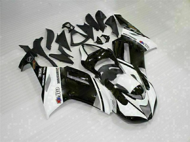 Nero Bianco Carrozzeria & Carena Kawasaki ZX6R 2007-2008 Nero Bianco Carrozzeria & Carena Kawasaki ZX6R 2007-2008