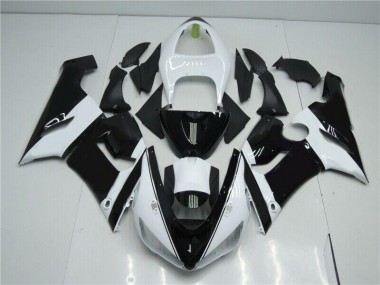 Nero Bianco Carrozzeria & Plastica Kawasaki ZX6R 2005-2006