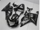 Nero Bianco Fiamma Carene Suzuki GSXR 600 / 750 K1 K2 K3 2001-2003 Nero Bianco Fiamma Carene Suzuki GSXR 600 / 750 K1 K2 K3 2001-2003