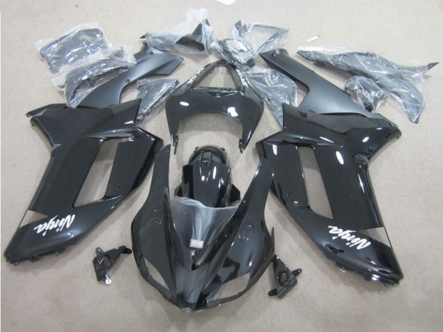 Nero Bianco Kit Carenatura Completa Kawasaki ZX6R 2007-2008 Nero Bianco Kit Carenatura Completa Kawasaki ZX6R 2007-2008