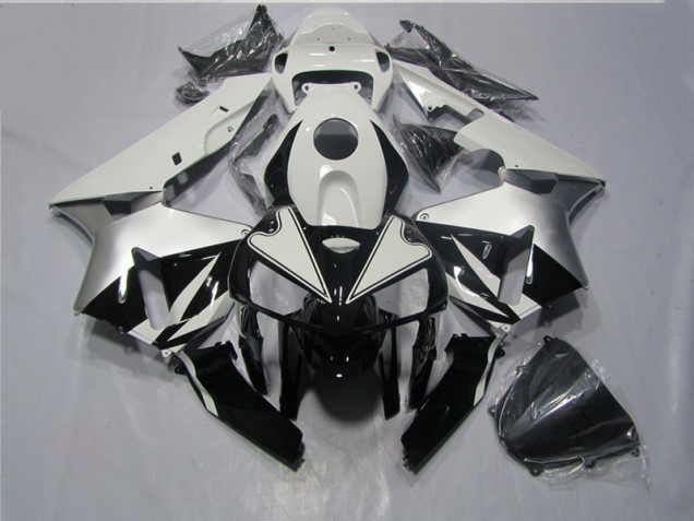 Nero Bianco Kit Carene Completa Honda CBR 600 RR 2005-2006 Nero Bianco Kit Carene Completa Honda CBR 600 RR 2005-2006