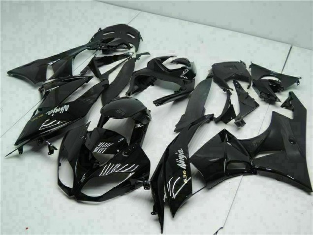Nero Bianco Ninja 636 Carene Kawasaki ZX6R 2009-2012 Nero Bianco Ninja 636 Carene Kawasaki ZX6R 2009-2012