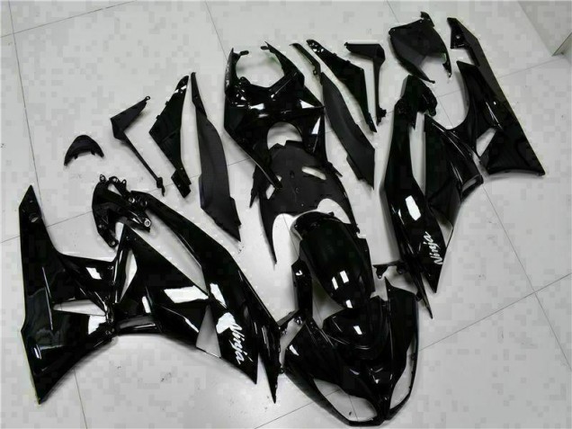 Nero Bianco Ninja Carene Kawasaki ZX6R 2009-2012 Nero Bianco Ninja Carene Kawasaki ZX6R 2009-2012