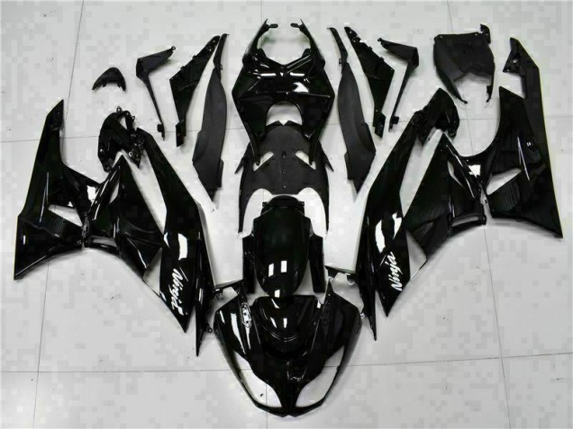 Nero Bianco Ninja Carene Kawasaki ZX6R 2009-2012 Nero Bianco Ninja Carene Kawasaki ZX6R 2009-2012