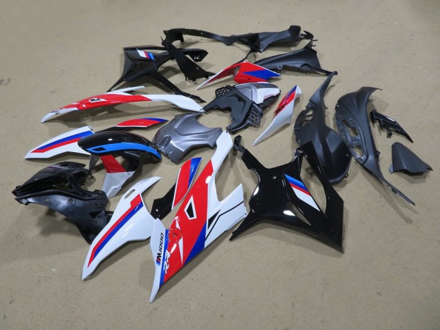 Nero Bianco Rosso Blu Kits Carenatura Completo ABS BMW S1000RR 2019-2021 Nero Bianco Rosso Blu Kits Carenatura Completo ABS BMW S1000RR 2019-2021