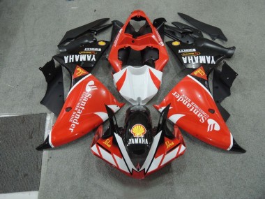 Nero Bianco Santander Rosso Carene Yamaha R1 2009-2011