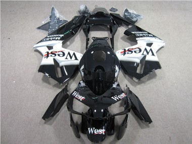 Nero Bianco West Carene Honda CBR 600 RR 2005-2006