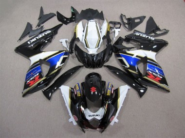 Nero Blu Bianco Dark Dog Carene Suzuki GSXR 1000 K9 2009-2016