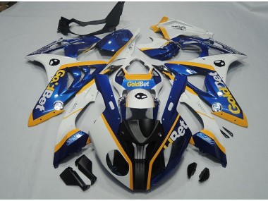 Nero Blu Bianco GoldBet Carene BMW S1000RR 2009-2014