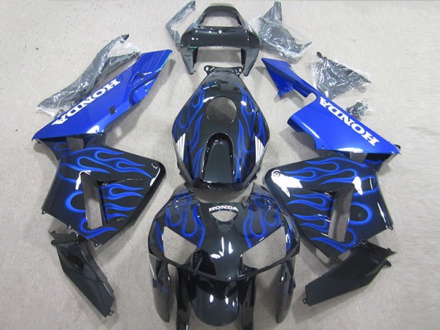 Nero Blu Fiamma Carene Honda CBR 600 RR 2005-2006 Nero Blu Fiamma Carene Honda CBR 600 RR 2005-2006