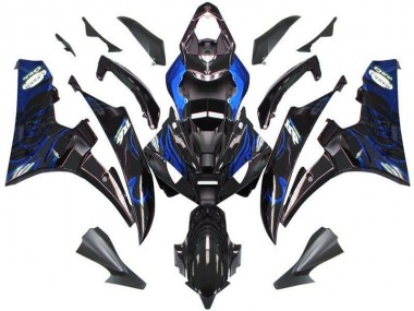 Nero Blu Fiamma Carene Yamaha R6 2006-2007