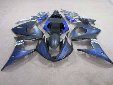 Nero Blu Fiamma Kit Carenatura Completa Yamaha R6 2003-2005