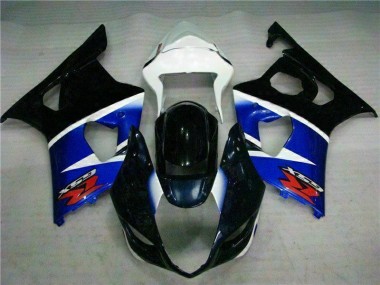 Nero Blu Kit Carene Completa Suzuki GSXR 1000 K3 2003-2004