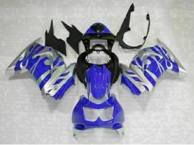 Nero Blu Kit Carene Kawasaki EX250 2008-2012