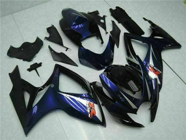 Nero Blu Kits Carenatura Completo ABS Suzuki GSXR 600 / 750 K6 2006-2007 Nero Blu Kits Carenatura Completo ABS Suzuki GSXR 600 / 750 K6 2006-2007