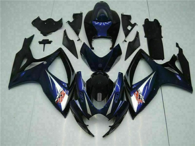 Nero Blu Kits Carenatura Completo ABS Suzuki GSXR 600 / 750 K6 2006-2007 Nero Blu Kits Carenatura Completo ABS Suzuki GSXR 600 / 750 K6 2006-2007