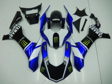 Nero Blu Monster Carene Yamaha R1 2015-2019