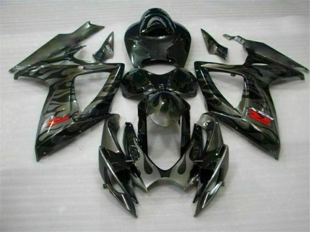 Nero Carene & Plastica Suzuki GSXR 600 / 750 K6 2006-2007 Nero Carene & Plastica Suzuki GSXR 600 / 750 K6 2006-2007
