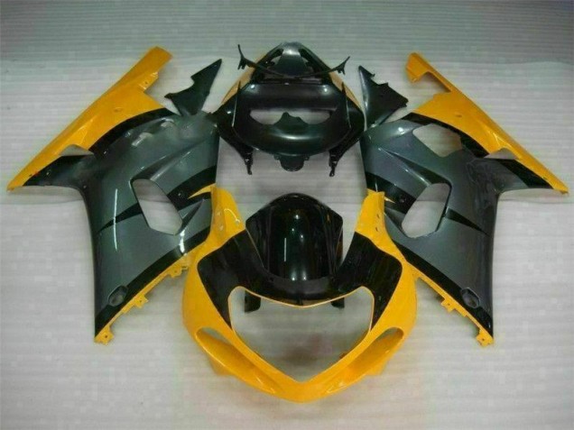 Nero Giallo Carene Suzuki GSXR 600 / 750 K1 K2 K3 2001-2003 Nero Giallo Carene Suzuki GSXR 600 / 750 K1 K2 K3 2001-2003