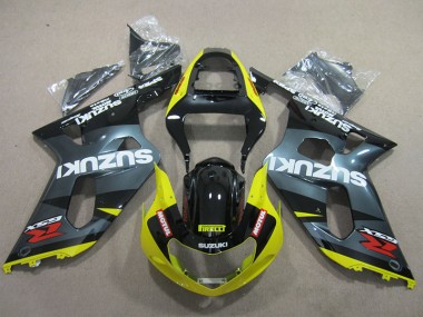 Nero Giallo Motul Carene Suzuki GSXR 600 K1 K2 K3 2001-2003