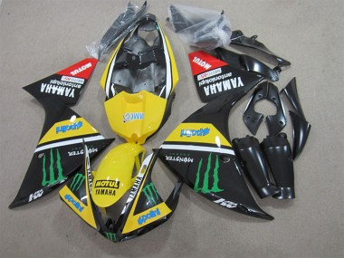 Nero Giallo Motul Monster Carene Yamaha R1 2009-2011