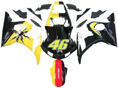 Nero Giallo No. 46 Carene Yamaha R6 2003-2005