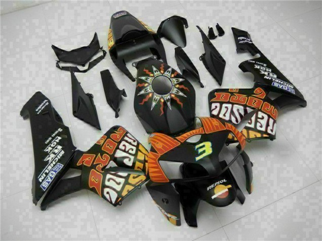 Nero Kit Carenatura Completa Honda CBR 600 RR 2005-2006 Nero Kit Carenatura Completa Honda CBR 600 RR 2005-2006