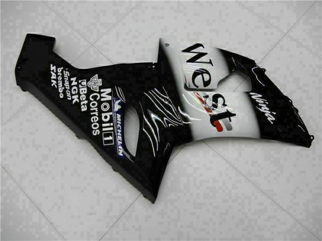 Nero Kit Carene Completa Kawasaki ZX6R 2005-2006 Nero Kit Carene Completa Kawasaki ZX6R 2005-2006