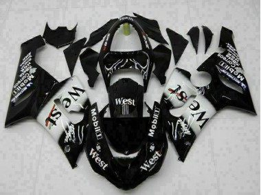 Nero Kit Carene Completa Kawasaki ZX6R 2005-2006