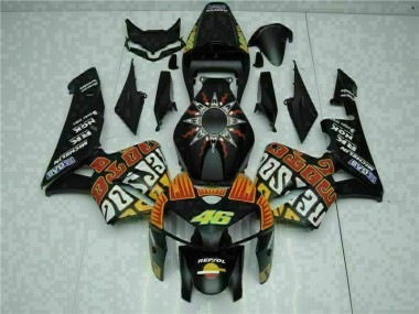 Nero Kit Completo Carenatura ABS Honda CBR 600 RR 2005-2006