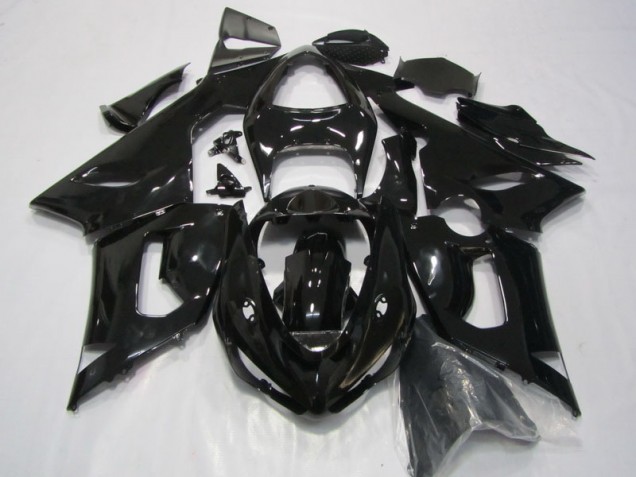 Nero Kit Completo Carenatura ABS Kawasaki ZX6R 2005-2006