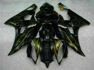 Nero Kit Completo Carenatura ABS Yamaha R6 2006-2007