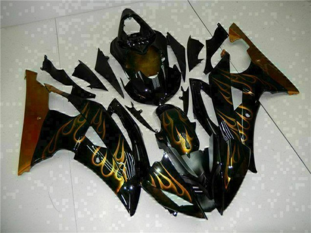 Nero Kit Completo Carenatura ABS Yamaha R6 2008-2016 Nero Kit Completo Carenatura ABS Yamaha R6 2008-2016