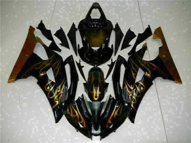 Nero Kit Completo Carenatura ABS Yamaha R6 2008-2016 Nero Kit Completo Carenatura ABS Yamaha R6 2008-2016