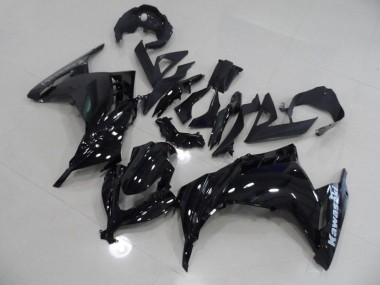 Nero Kits Carenatura Iniezione Kawasaki ZX 300R 2013-2016