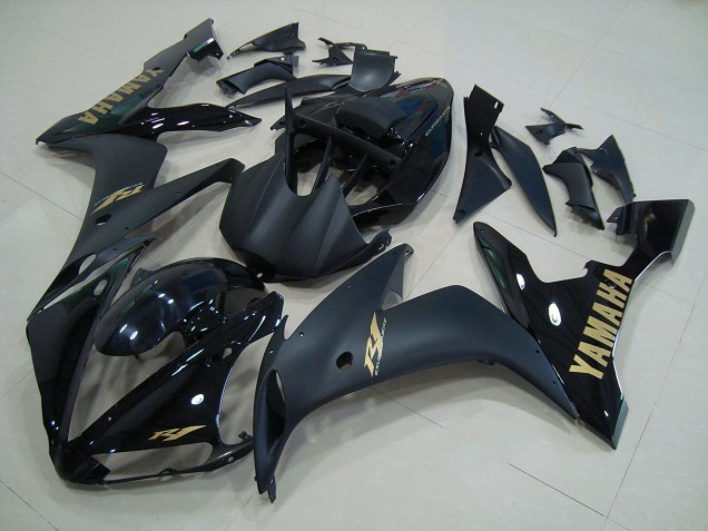 Nero Matte Oro Carene Yamaha R1 2004-2006 Nero Matte Oro Carene Yamaha R1 2004-2006
